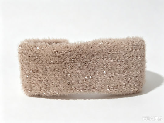Unisex Knitted Headband in Pink Colour