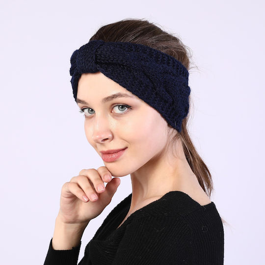 Unisex Knitted Headband in Black Color