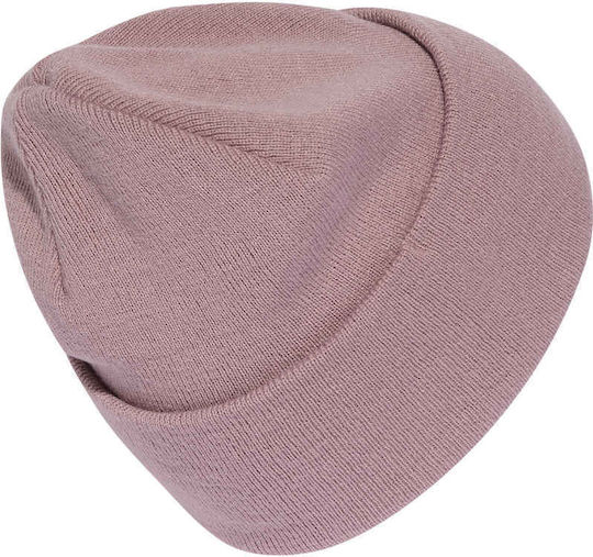Tonal Met Bean Beanie Unisex Beanie Knitted in Pink Colour