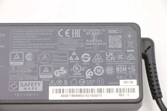 2 Power Φορτιστής Laptop 90W 20V 4.5A για Lenovo