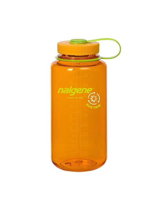 Nalgene Wide Mouth Sustain Παγούρι Πλαστικό 1000ml Μπλε