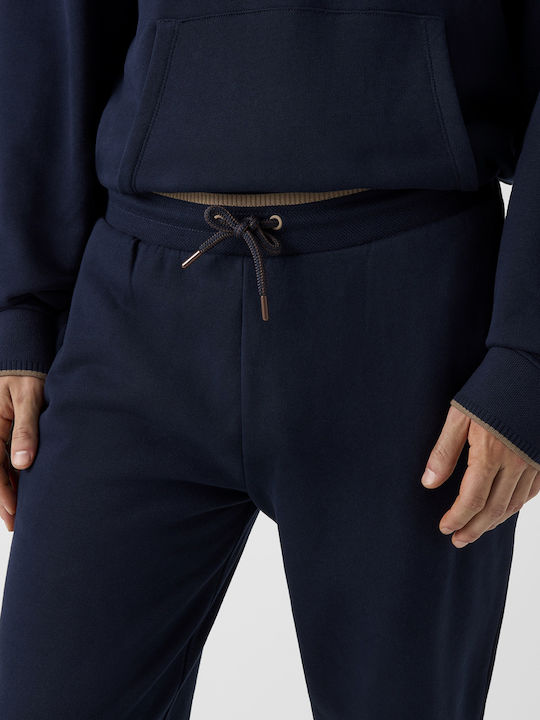Herren-Sweatpants mit Gummizug Dunkelblau