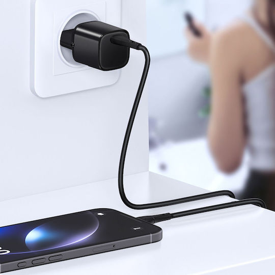 Mcdodo Handyladegerät mit USB-C Ausgangsanschluss und Kabel USB-C - Lightning 20W Schwarz (CH-4693)