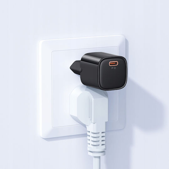 Mcdodo Handyladegerät mit USB-C Ausgangsanschluss und Kabel USB-C - Lightning 20W Schwarz (CH-4693)