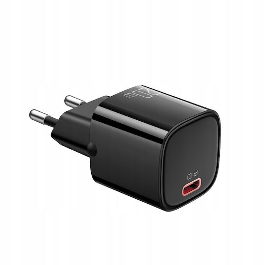 Mcdodo Încărcător cu Port USB-C și Cablu USB-C - USB-C 20W Negru (CH-4692)