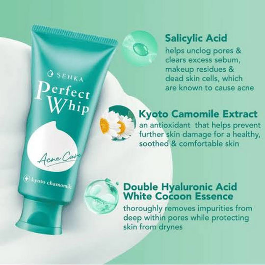 Shiseido Senka Spumă de Curățare și Demachiant pentru Față cu Acțiune de Hidratare și Controlul Sebumului 120gr