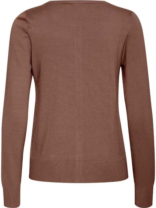 Damenstrickjacke Braun