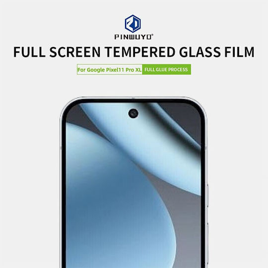 Google Pixel 11 Pro Xl 5g Pinwuyo Jk Series-2 Full Glue Full Screen Tempered Glass Προστασία Οθόνης Transparent