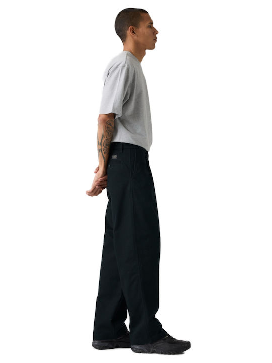 Work Ανδρικό Παντελόνι Chino Loose Fit Mineral Black Twill