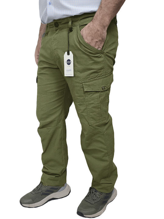 Pantaloni barbati Cargo Kaki