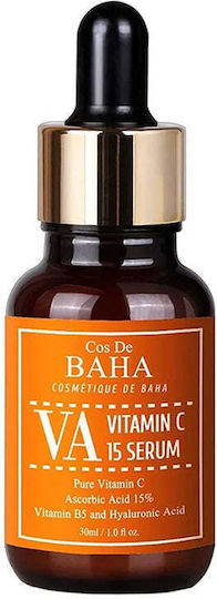 Cos De Baha Serum Προσώπου με Βιταμίνη C & Πανθενόλη για Λάμψη 30ml