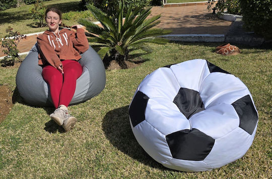 Pouf Sessel Wasserdichte Ball Lila 75x75cm B1MUSpurple