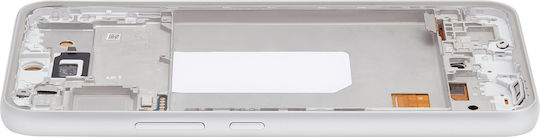 Oled Assembly Frame Samsung Galaxy A54 5g A546 2023 Us & International Version Aftermarket Plus White