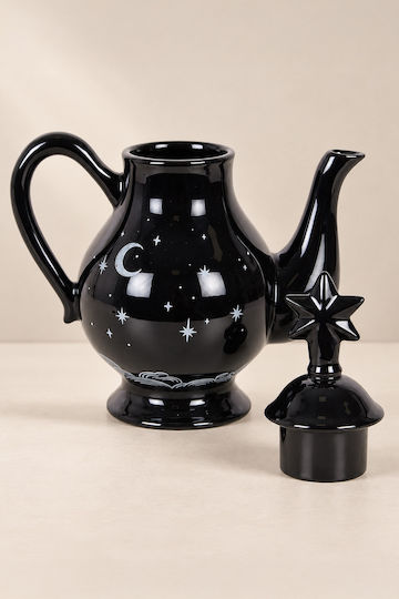 Чайник Керамичен Черен 600ml