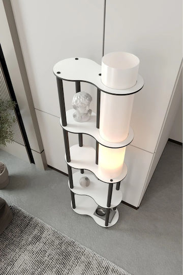 SteweHome LED Stehlampe Höhe 165xLänge 60cm Schwarz