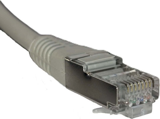 Netrack U/UTP Кат.6 (Gigabit) Мрежов Кабел Ethernet 5м Сив