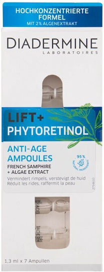 Diadermine Lift+ Phytoretinol Anti-Age Αντιγηραντικό Serum Προσώπου 7ml