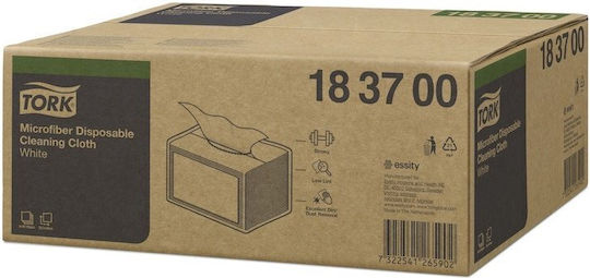 Tork Cleaning Cloths with Microfibers General Use White 40 Pieces