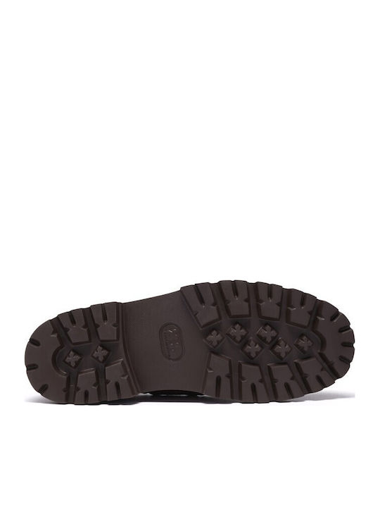 Top Leather Chukka Boots Brown