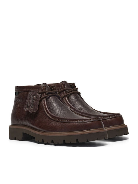 Top Leather Chukka Boots Brown
