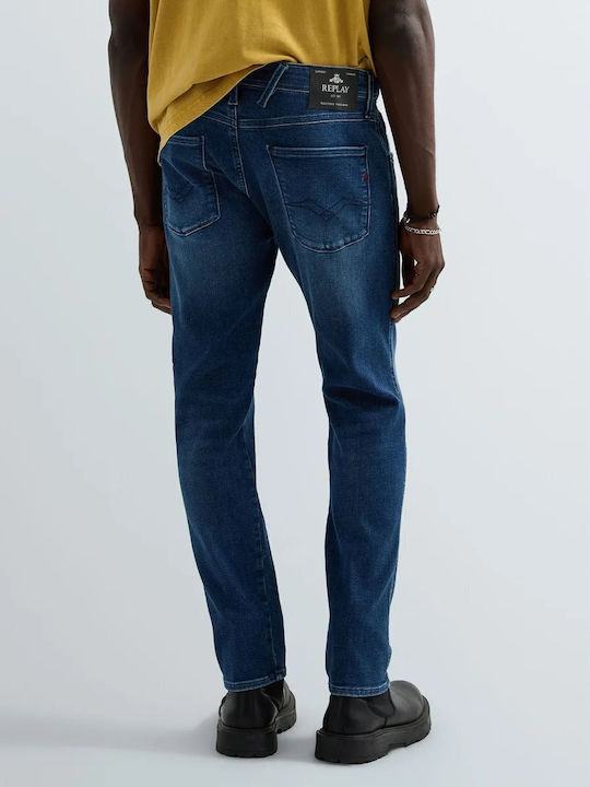 Anbass Мъжки Панталон Джинс Slim Fit Тъмносин