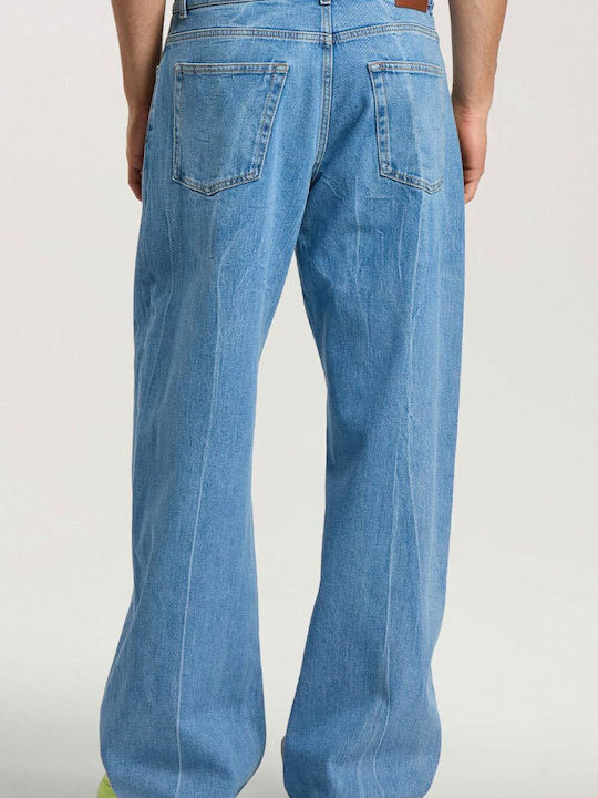 Ανδρικό Παντελόνι Τζιν Loose Fit Light Blue