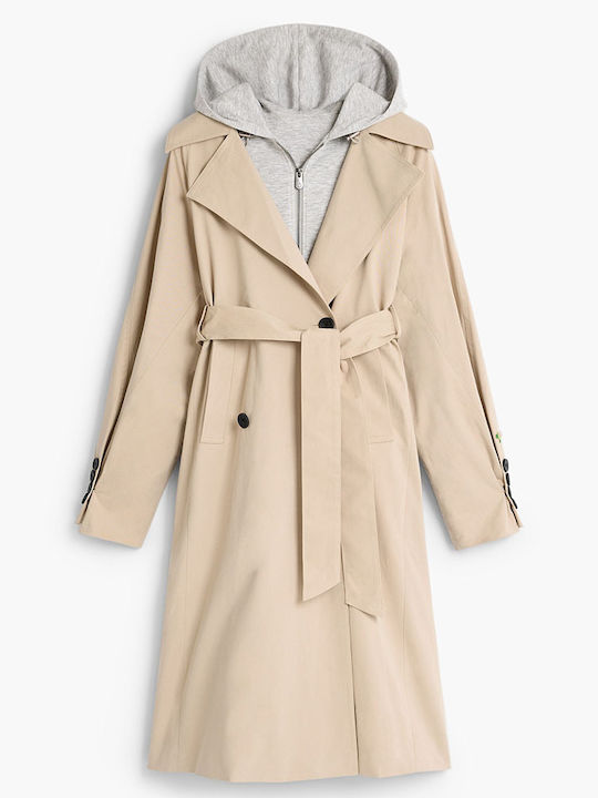 Damenmäntel Beige