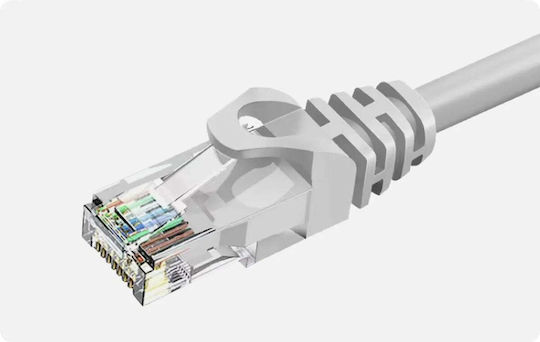 Astrasat U/UTP Кат.6 (Gigabit) Мрежов Кабел Ethernet 0.5м Червен UTP6.АСТ.0.5М