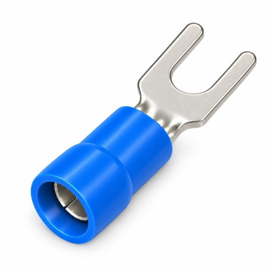 Elvhx Insulated Spade Terminal Blue 100pcs 1274