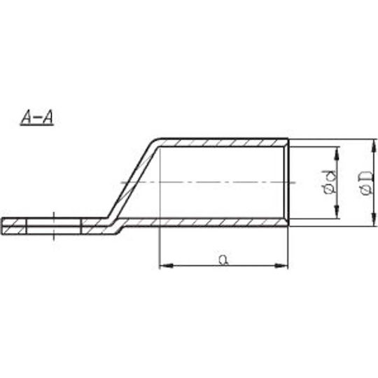 Ergom Elektrische Terminals mit Loch Kupfer (E11KM-01010105400) in einem Set von 100Stück