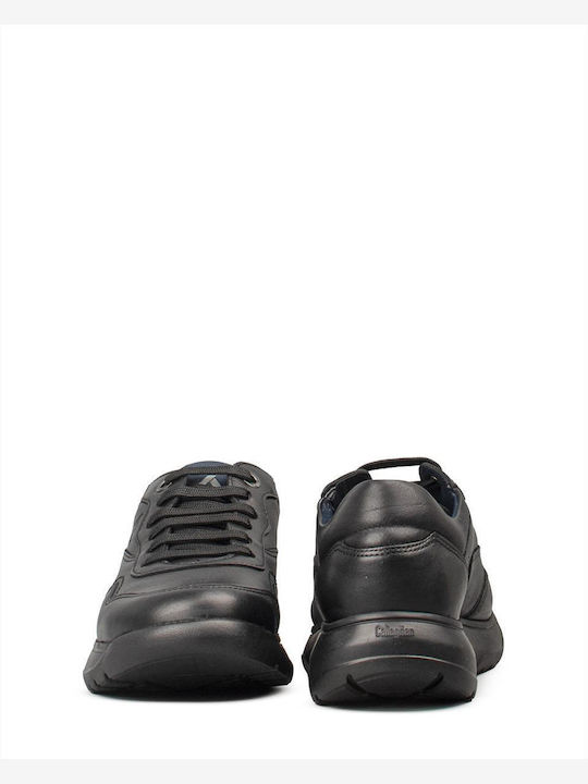 Schwarze Herren-Casualschuhe aus Leder