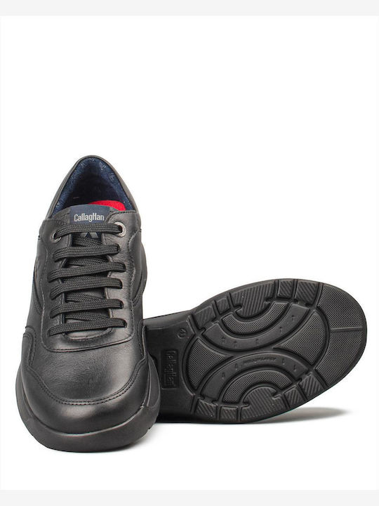 Schwarze Herren-Casualschuhe aus Leder
