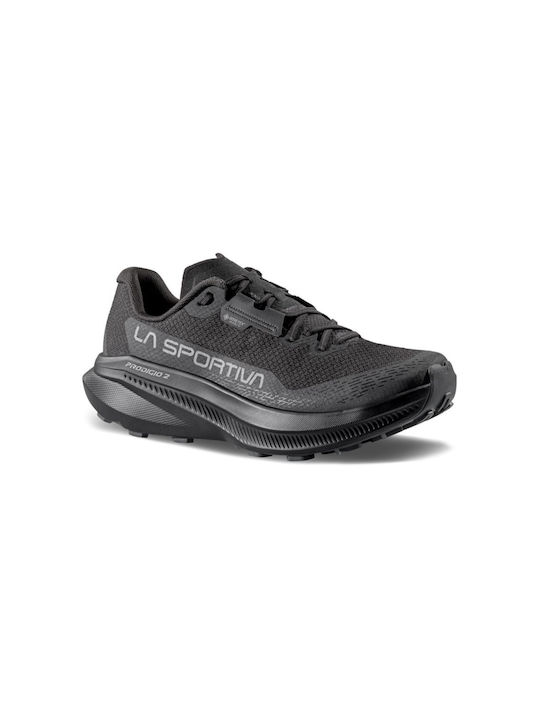 Prodigio 2 Men's Sport Shoes Trail Running Waterproof with Gore-Tex Membrane Black / Reflective
