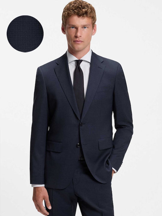 Men's Suit with Regular Fit Blue