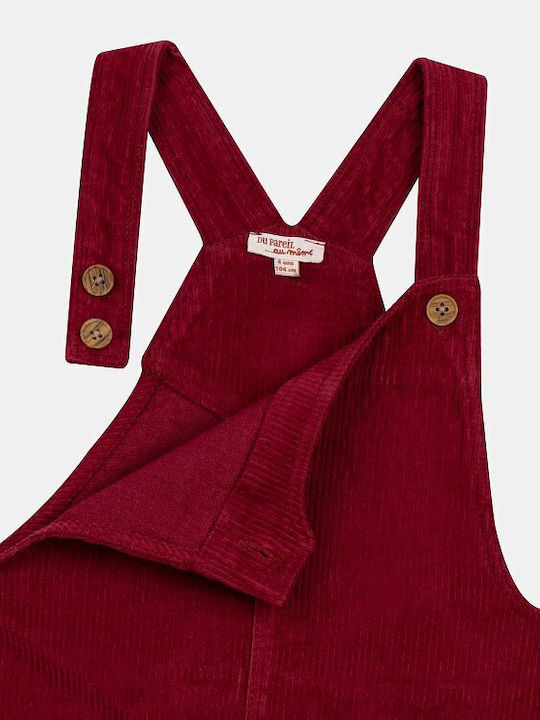 Sleeveless Red Girls' Dress