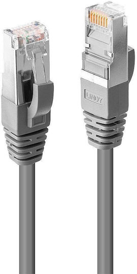 Lindy S/FTP Cat.6 (Gigabit) Καλώδιο Δικτύου Ethernet 40m Γκρι