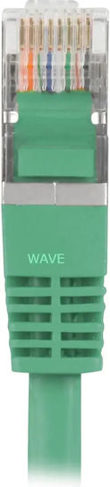 Sharkoon S/FTP Cat.5e (Gigabit) Cablu De Rețea Ethernet 10m Verde