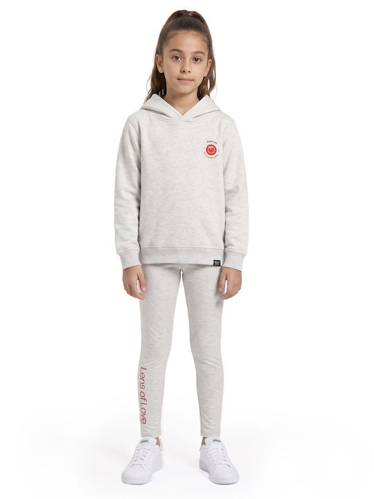 Kinderleggings Lang Grau
