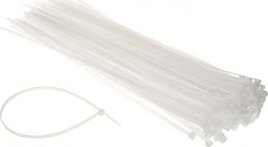 Kabelbinder 4,8mm/400mm Weiße 100 Stück