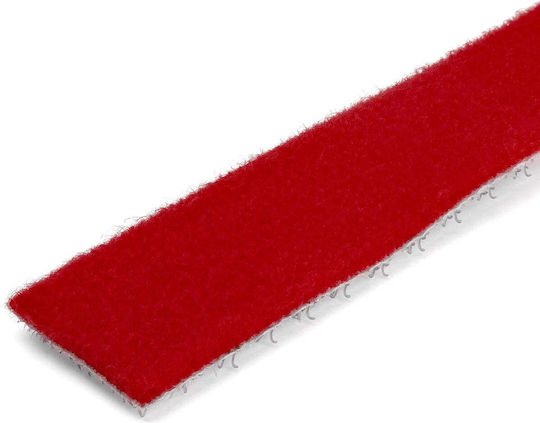 StarTech Velcro Legături Cablu Roșii Culoare Full Face 1 Bucată HKLP100RD