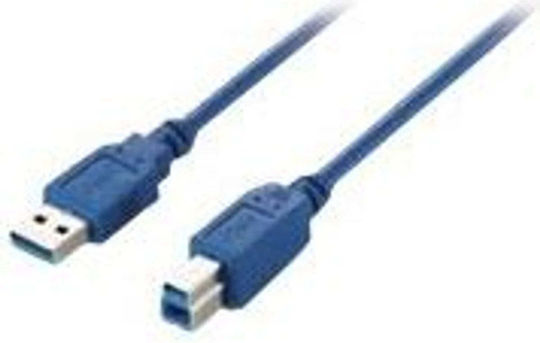 Equip 3m USB 3.0 Cable A-Male to B-Male Blue (128293)