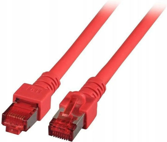 Patch Cord Securitynet S/FTP Cat.6 Red 0.5m LSZH PC-6SFTPLSZH-RD0.5