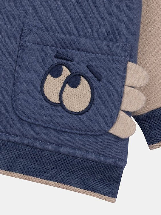 Kids Cotton Cardigan Blue