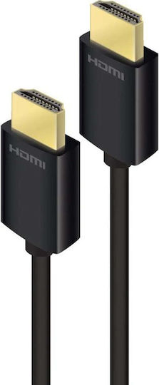 Alogic HDMI 2.0 HDMI-Kabel Male - HDMI Male 5m Schwarz