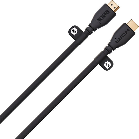 Rode HDMI 2.0 Премиум Висока Скорост 4K 60Hz HDR HDMI Кабел HDMI Мъжки - HDMI Мъжки 1.5м Черен