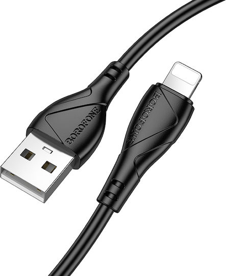 Borofone USB-C zu Lightning Kabel 27W Schwarz 1m