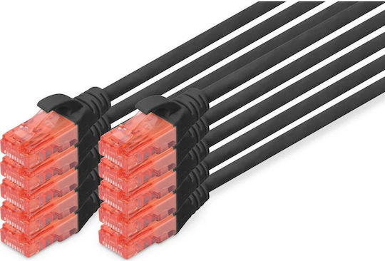 Digitus U/UTP Cat.6 Netzwerkkabel Ethernet 10m Rote