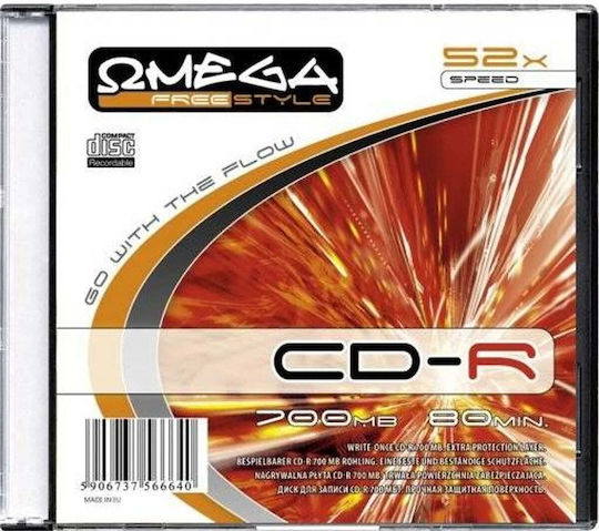 Omega Omega Eignrömbare CD-R 52x Kuchenbox 1 Stück