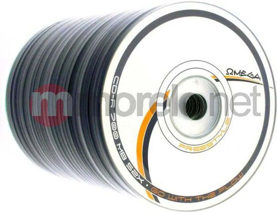 Omega Εγγράψιμα CD-R 52x 700MB Cake Box 25τμχ
