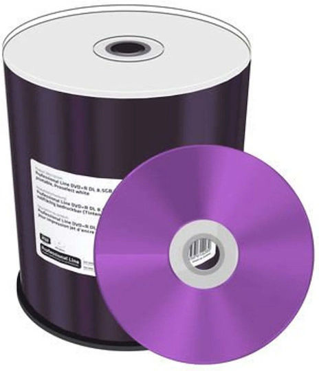 MediaRange Εγγράψιμα DVD+R 8x 8.5GB Cake Box 100τμχ